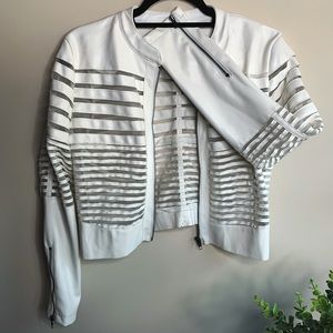 White retro jacket